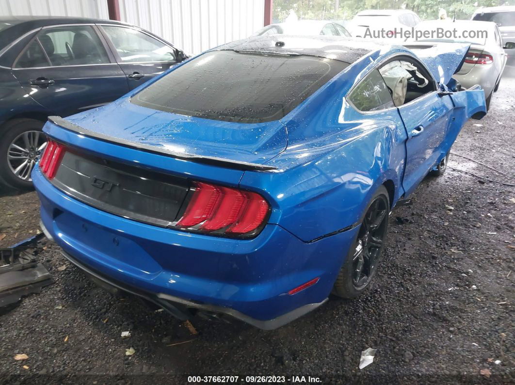 2020 Ford Mustang Gt Blue vin: 1FA6P8CF6L5123741