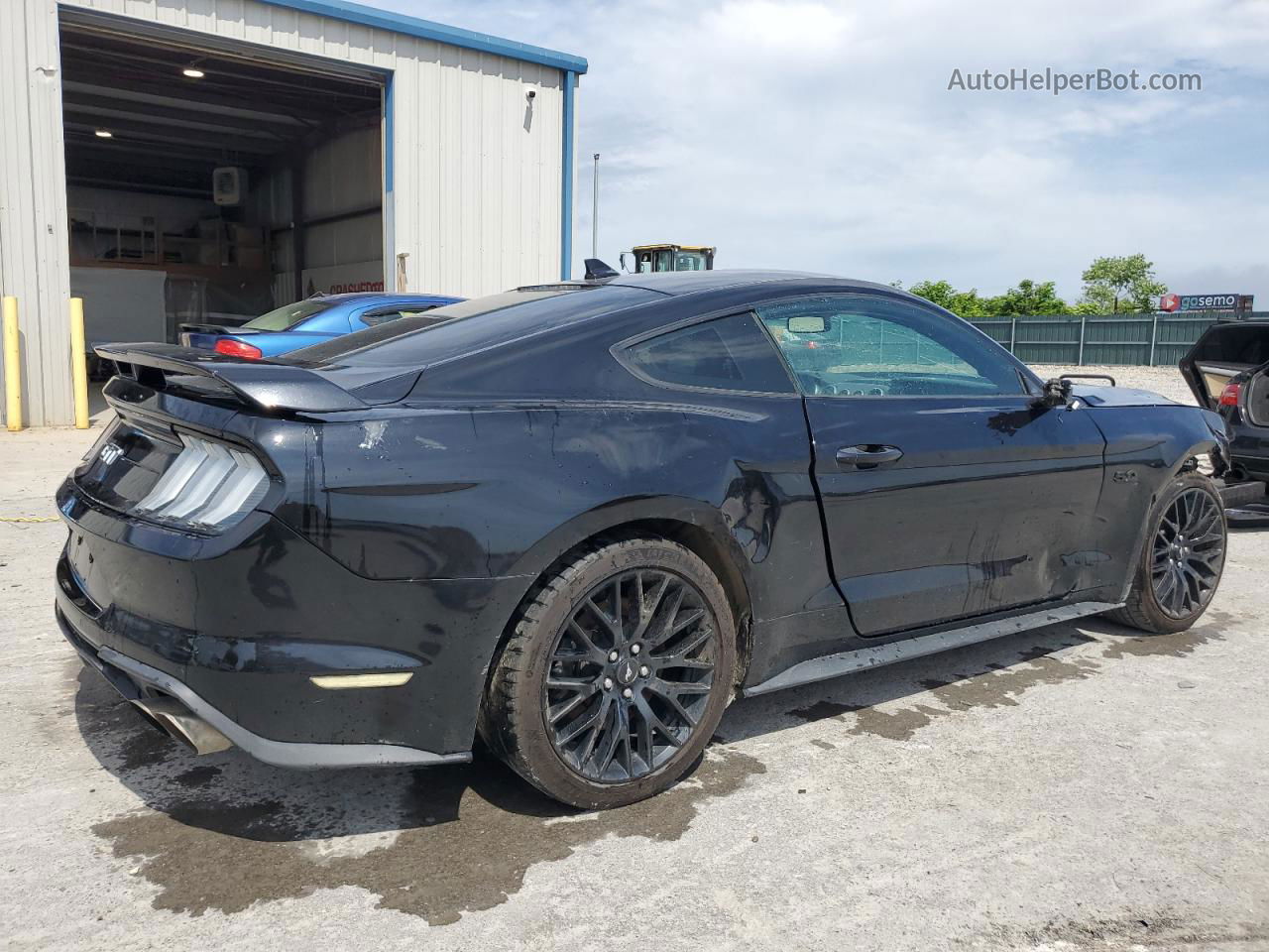 2020 Ford Mustang Gt Черный vin: 1FA6P8CF6L5154665