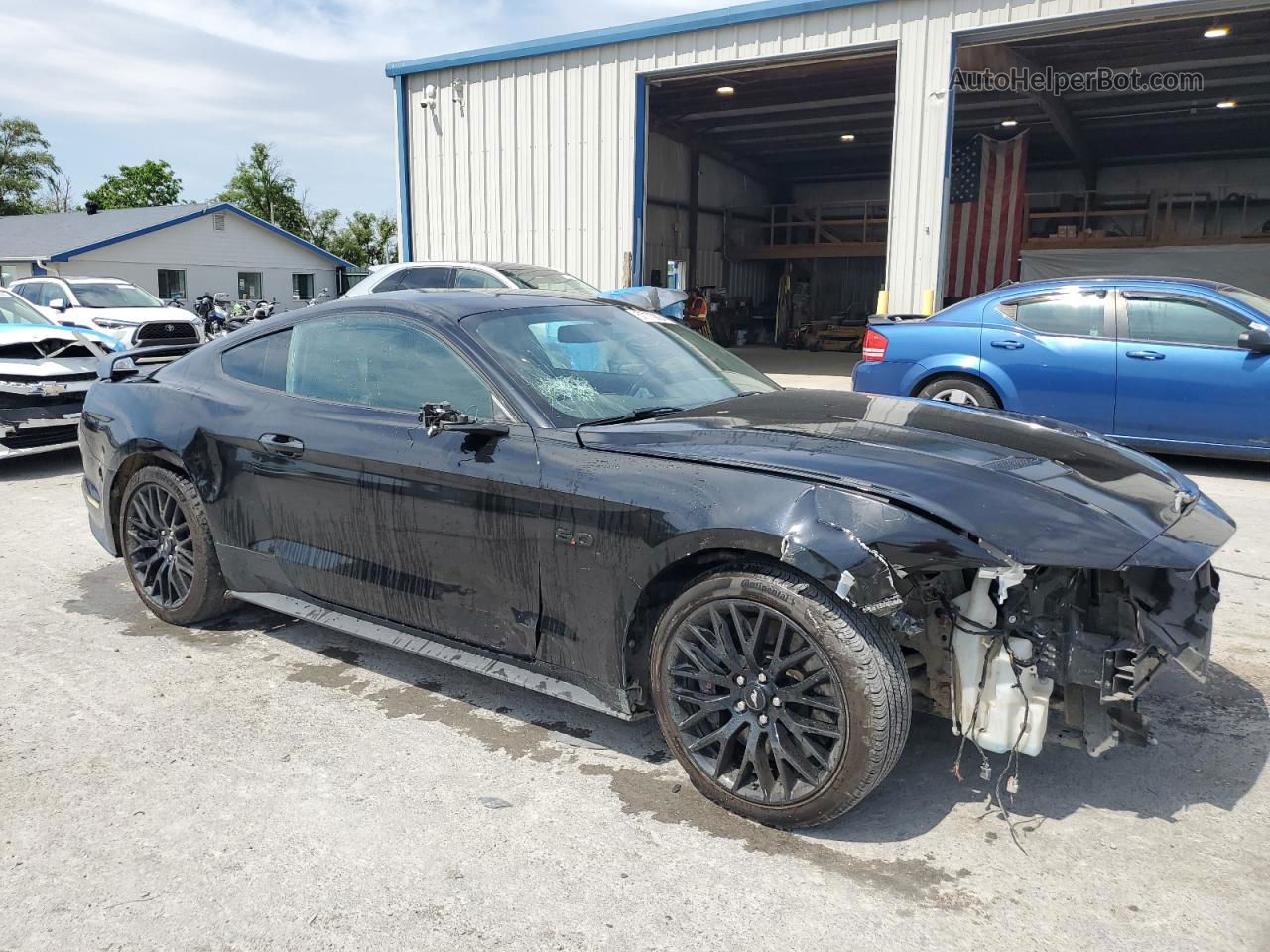 2020 Ford Mustang Gt Black vin: 1FA6P8CF6L5154665