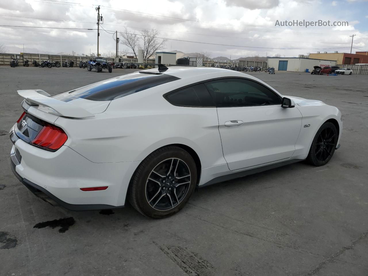 2020 Ford Mustang Gt White vin: 1FA6P8CF6L5181705