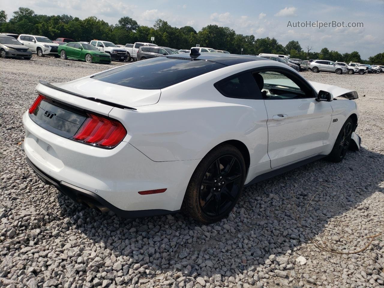 2020 Ford Mustang Gt Белый vin: 1FA6P8CF6L5187441