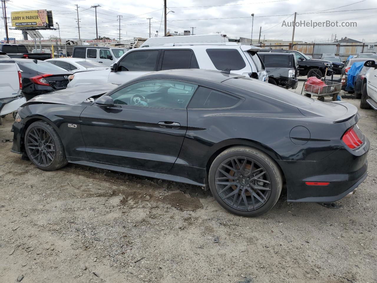 2020 Ford Mustang Gt Black vin: 1FA6P8CF6L5189528