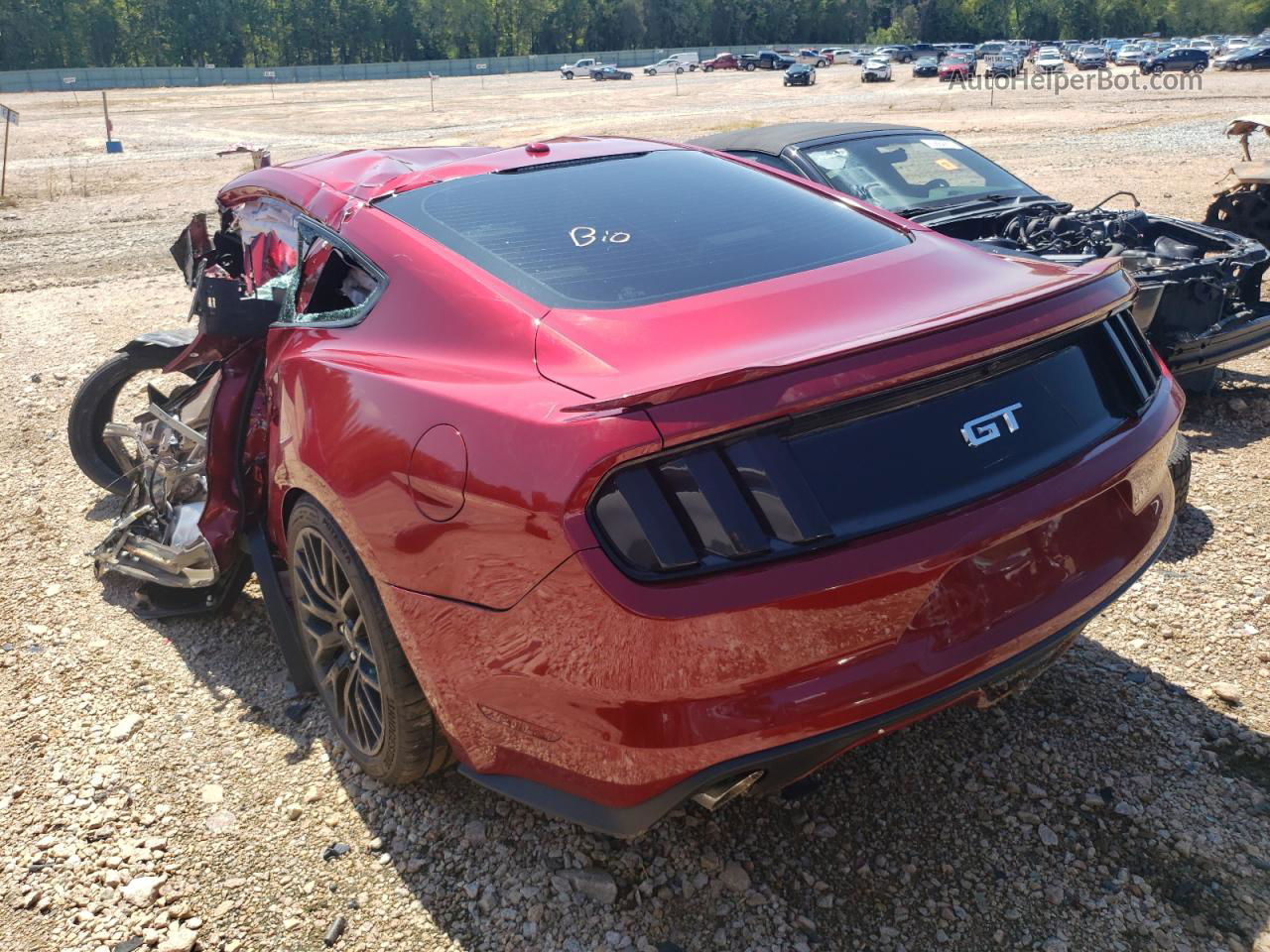 2015 Ford Mustang Gt Red vin: 1FA6P8CF7F5373882