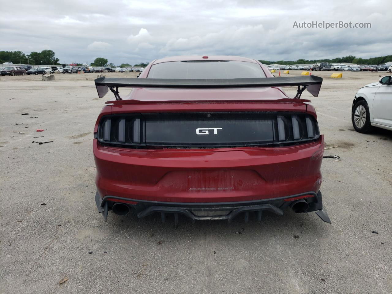 2015 Ford Mustang Gt Maroon vin: 1FA6P8CF7F5401955