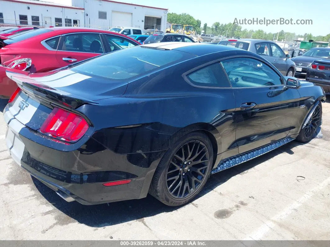 2016 Ford Mustang Gt/gt Premium Black vin: 1FA6P8CF7G5223918