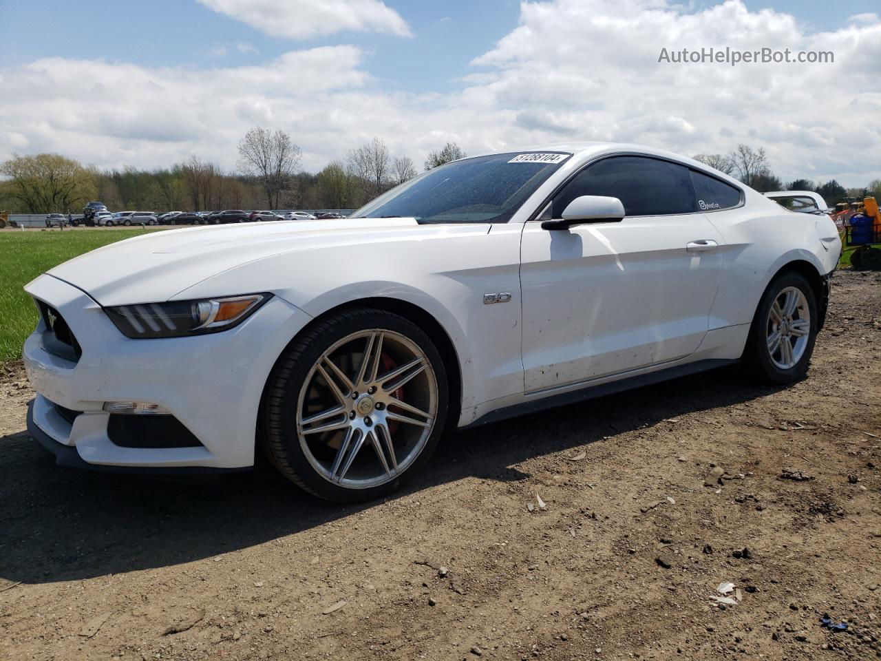 2016 Ford Mustang Gt White vin: 1FA6P8CF7G5245613