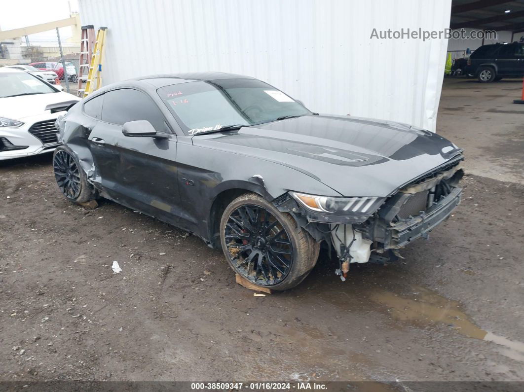 2016 Ford Mustang Gt Premium Gray vin: 1FA6P8CF7G5335733