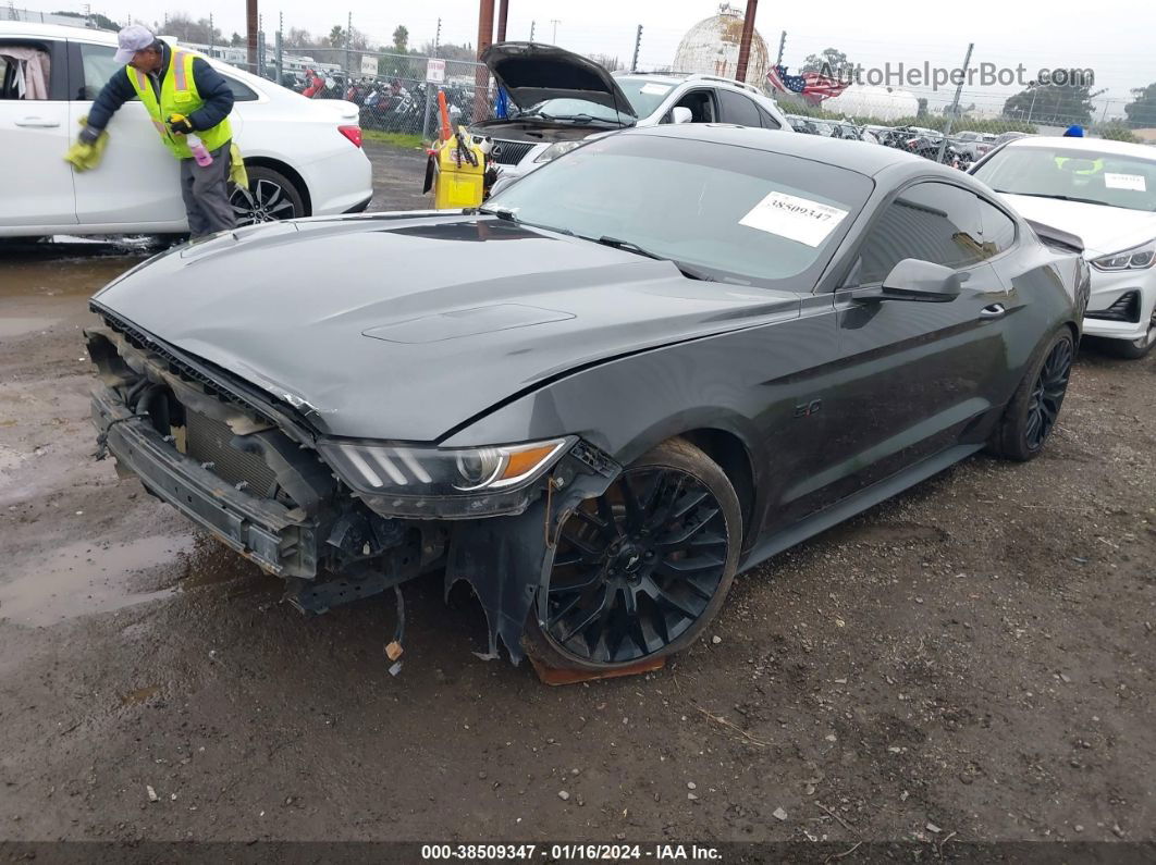 2016 Ford Mustang Gt Premium Gray vin: 1FA6P8CF7G5335733