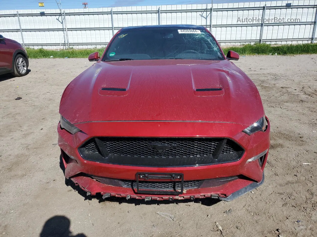 2020 Ford Mustang Gt Maroon vin: 1FA6P8CF7L5105488