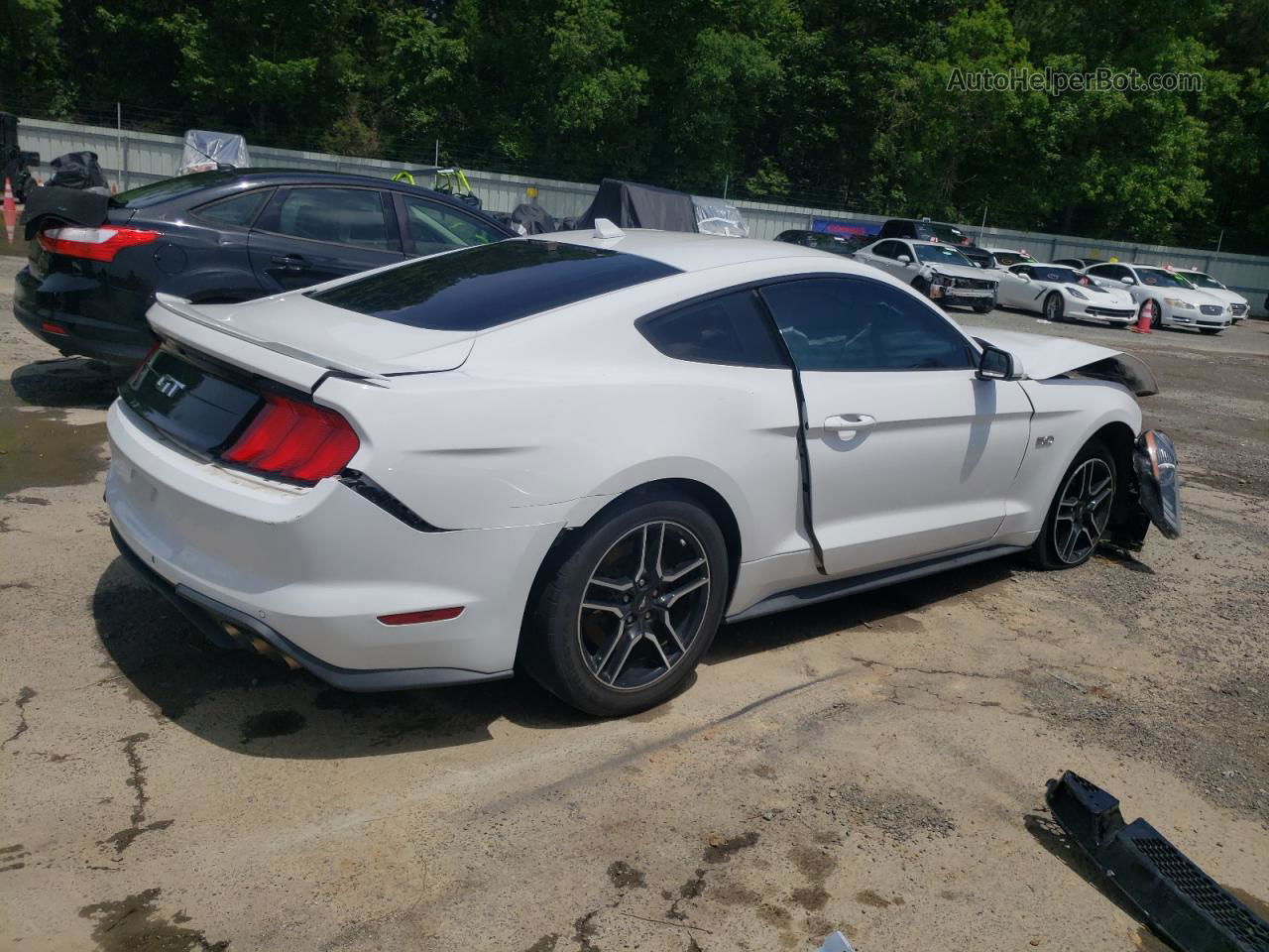 2020 Ford Mustang Gt Белый vin: 1FA6P8CF7L5149409