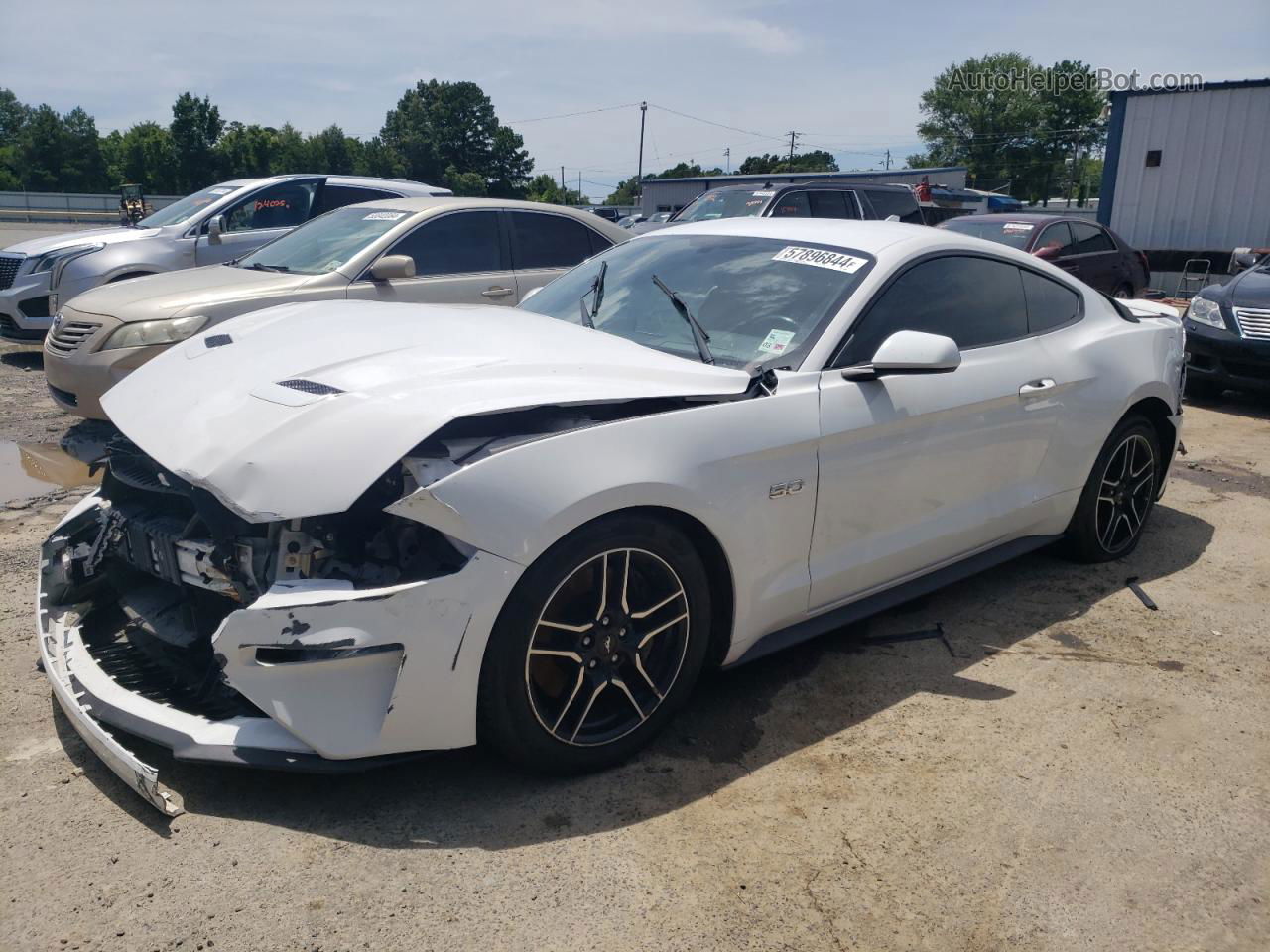 2020 Ford Mustang Gt Белый vin: 1FA6P8CF7L5149409