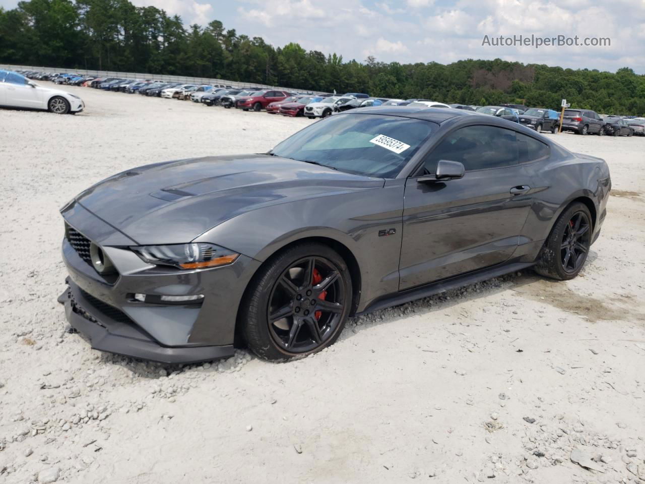 2020 Ford Mustang Gt Gray vin: 1FA6P8CF7L5154271