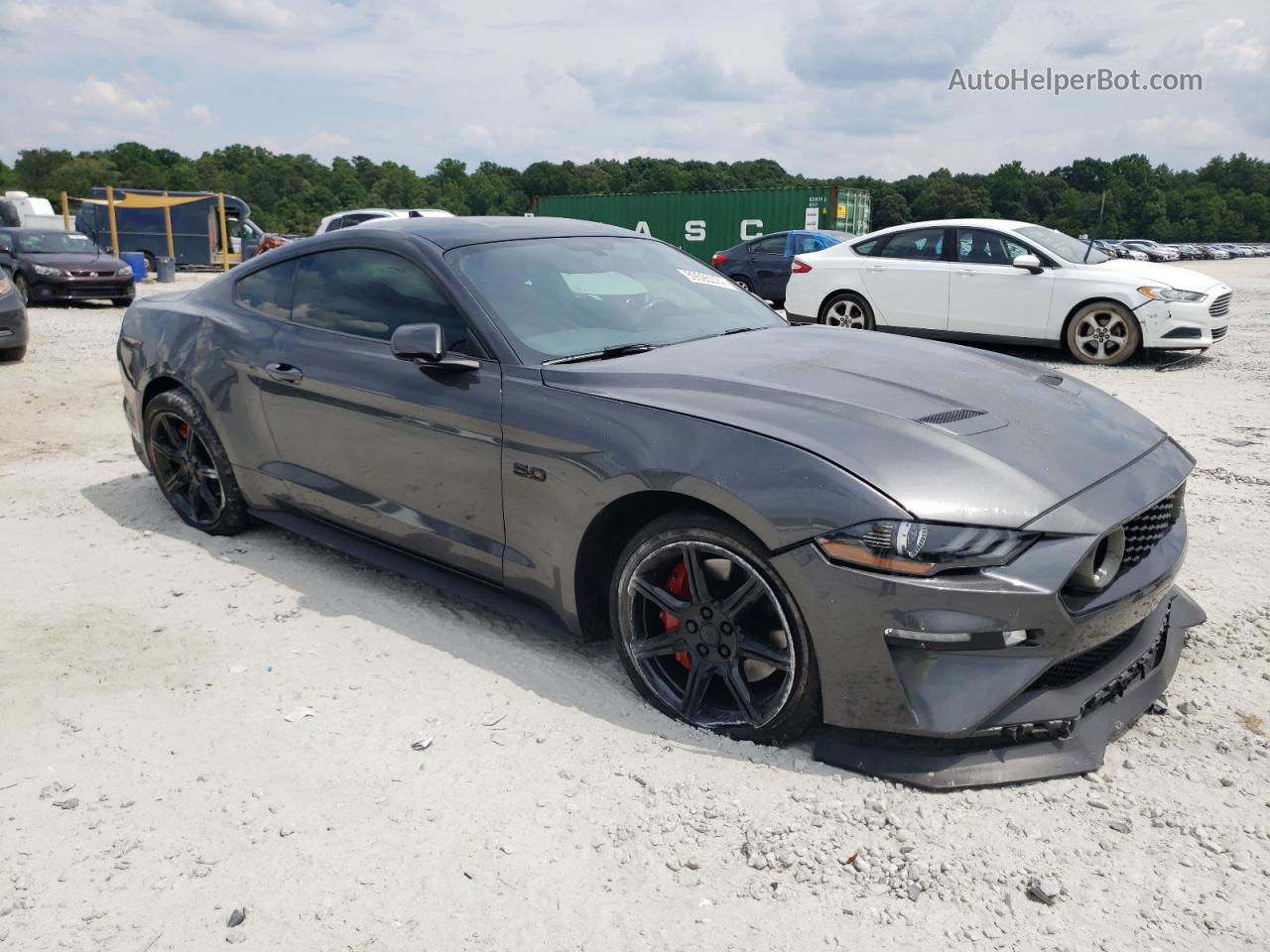 2020 Ford Mustang Gt Серый vin: 1FA6P8CF7L5154271