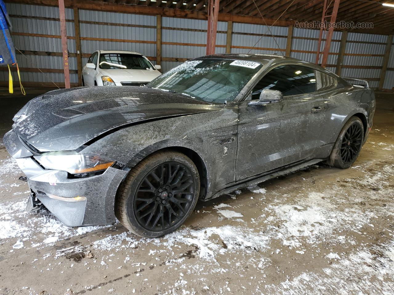 2020 Ford Mustang Gt Gray vin: 1FA6P8CF7L5157123