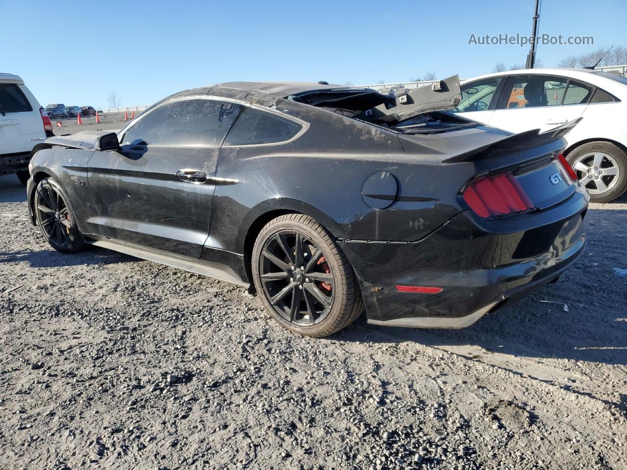 2016 Ford Mustang Gt Black vin: 1FA6P8CF8G5223426