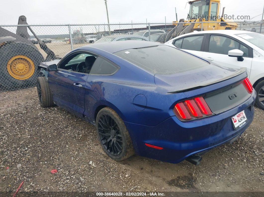 2016 Ford Mustang Gt Blue vin: 1FA6P8CF8G5237228