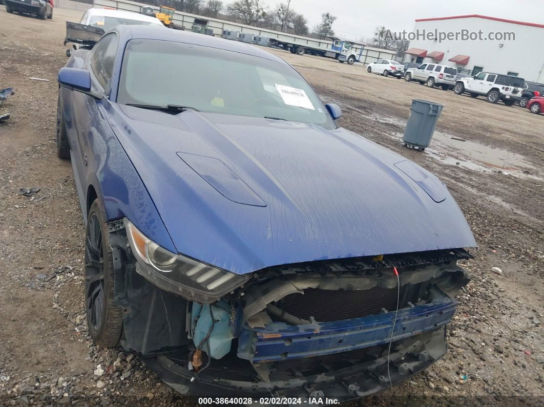 2016 Ford Mustang Gt Blue vin: 1FA6P8CF8G5237228