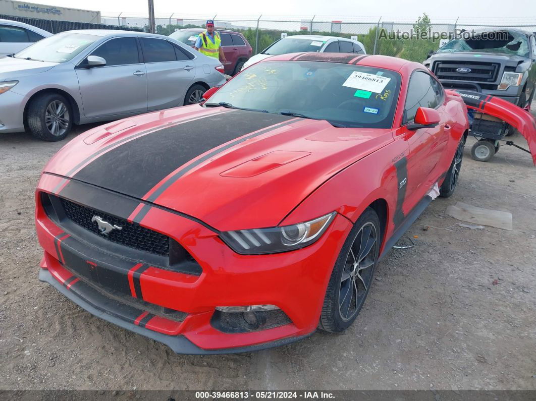 2016 Ford Mustang Gt Red vin: 1FA6P8CF8G5298823