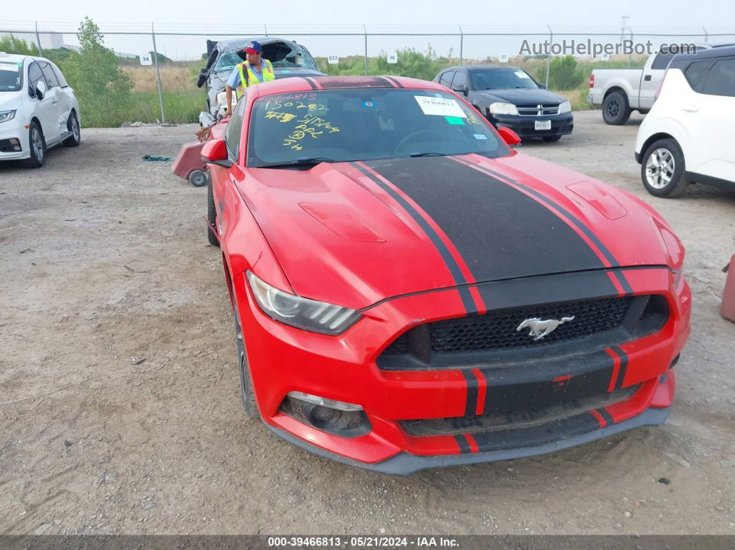 2016 Ford Mustang Gt Red vin: 1FA6P8CF8G5298823