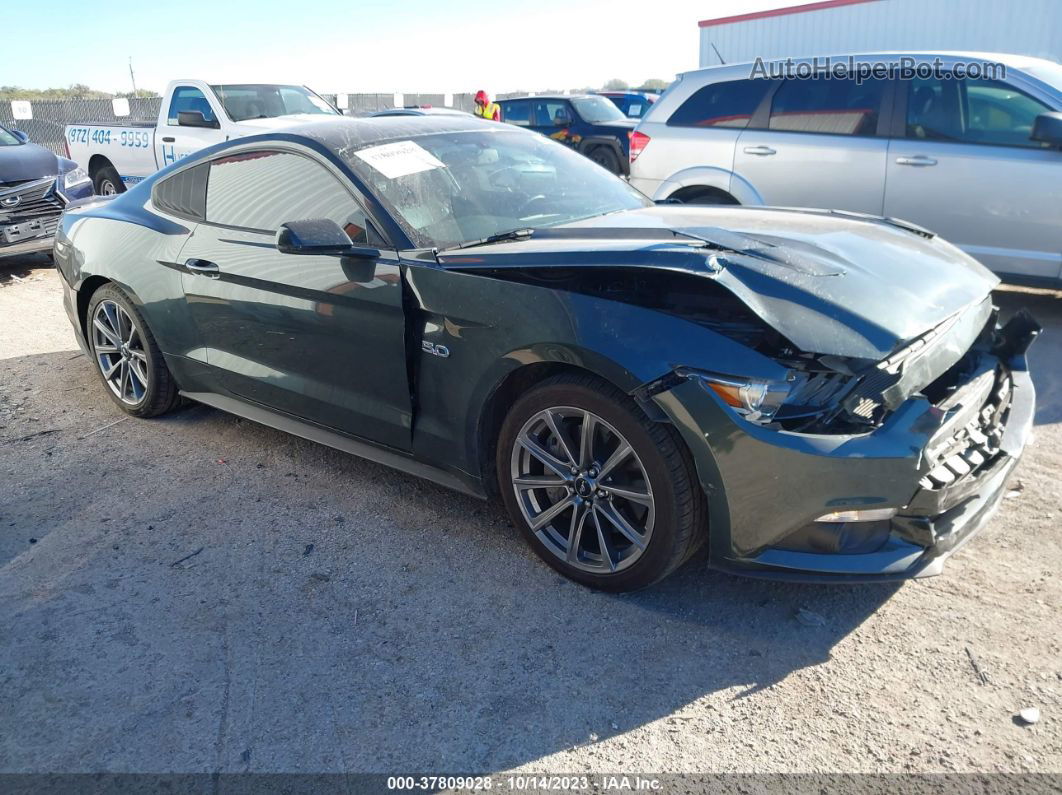 2016 Ford Mustang Gt Premium Green vin: 1FA6P8CF8G5311697