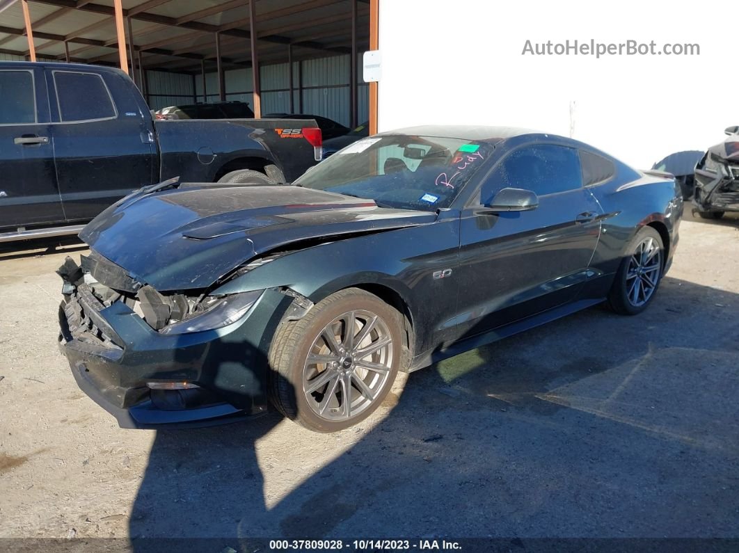 2016 Ford Mustang Gt Premium Green vin: 1FA6P8CF8G5311697