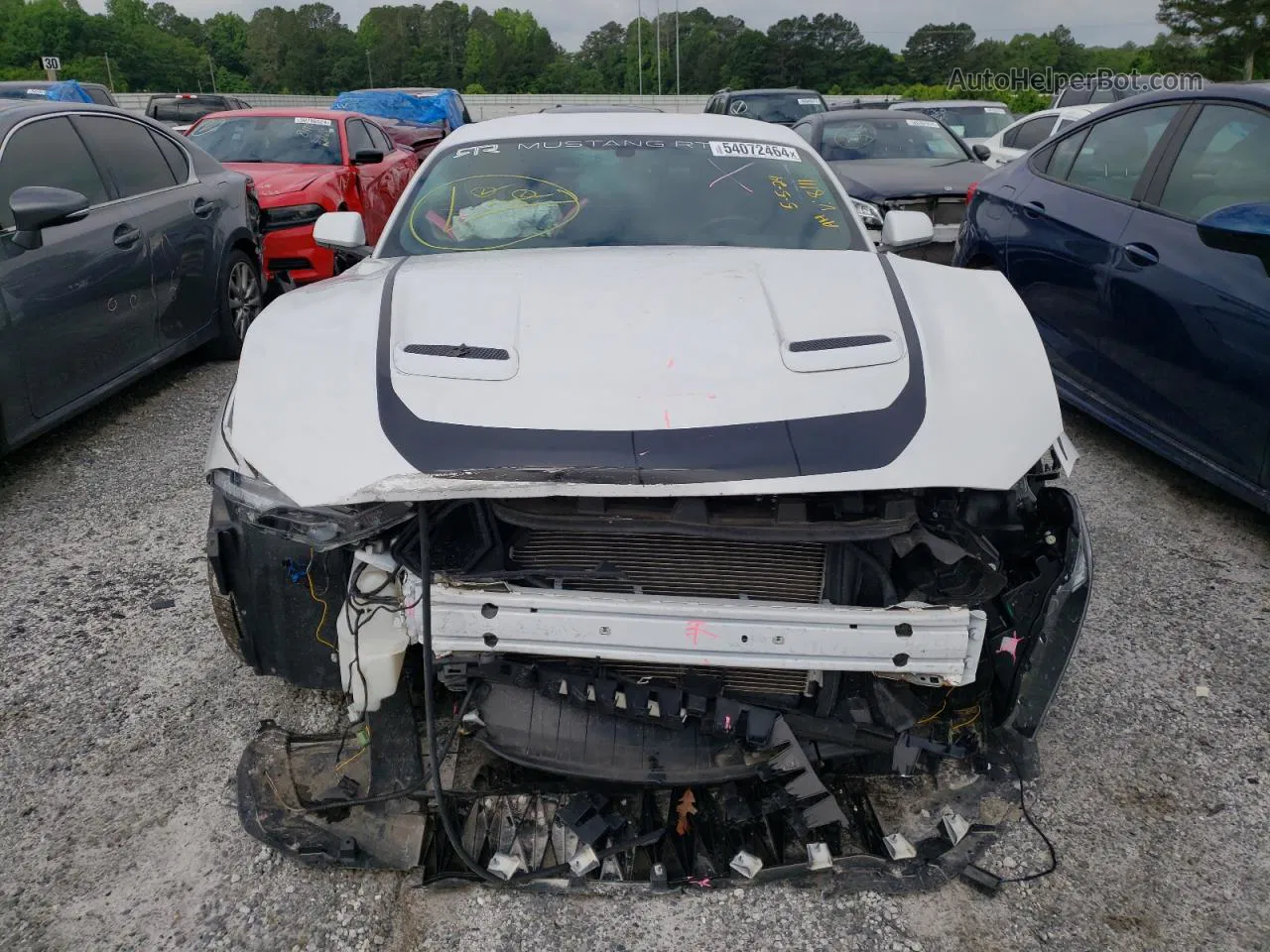 2020 Ford Mustang Gt White vin: 1FA6P8CF8L5108111