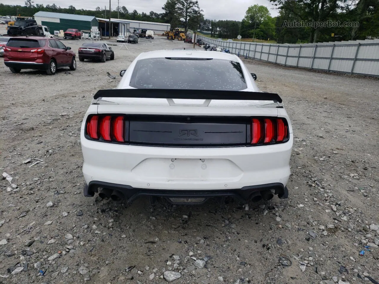 2020 Ford Mustang Gt White vin: 1FA6P8CF8L5108111