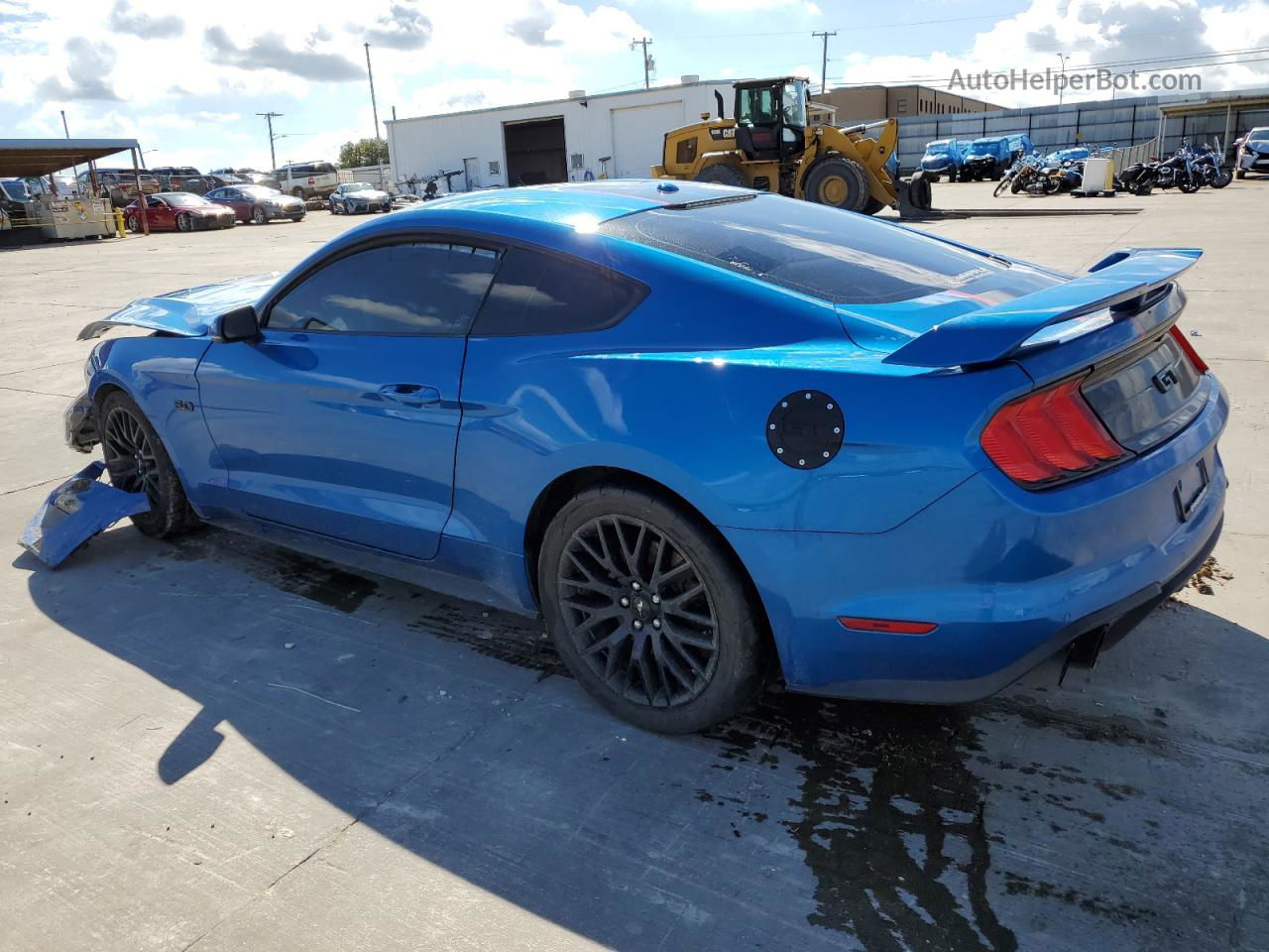 2020 Ford Mustang Gt Blue vin: 1FA6P8CF8L5111493