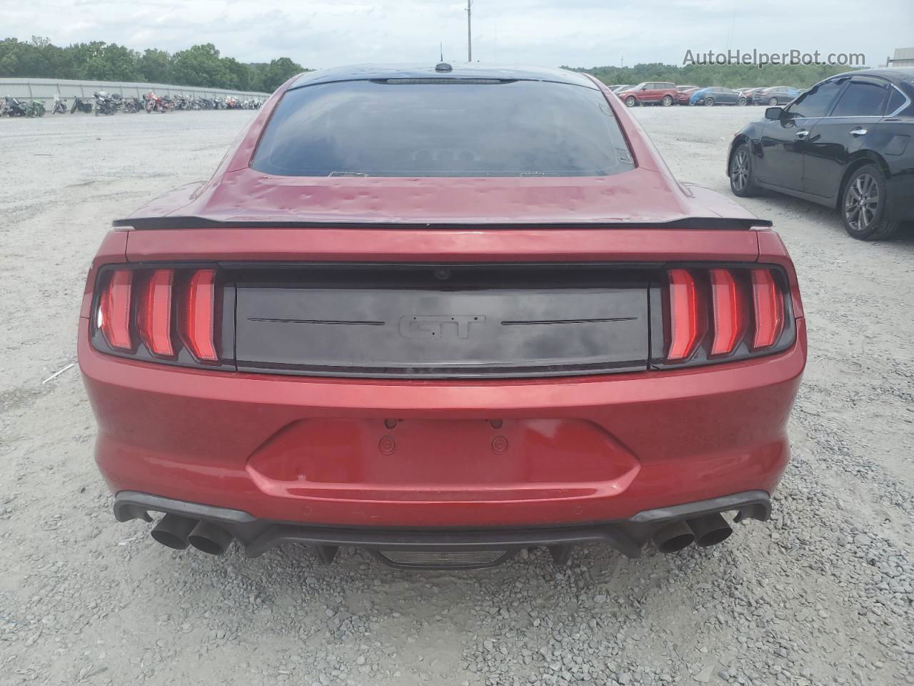 2020 Ford Mustang Gt Red vin: 1FA6P8CF8L5123806