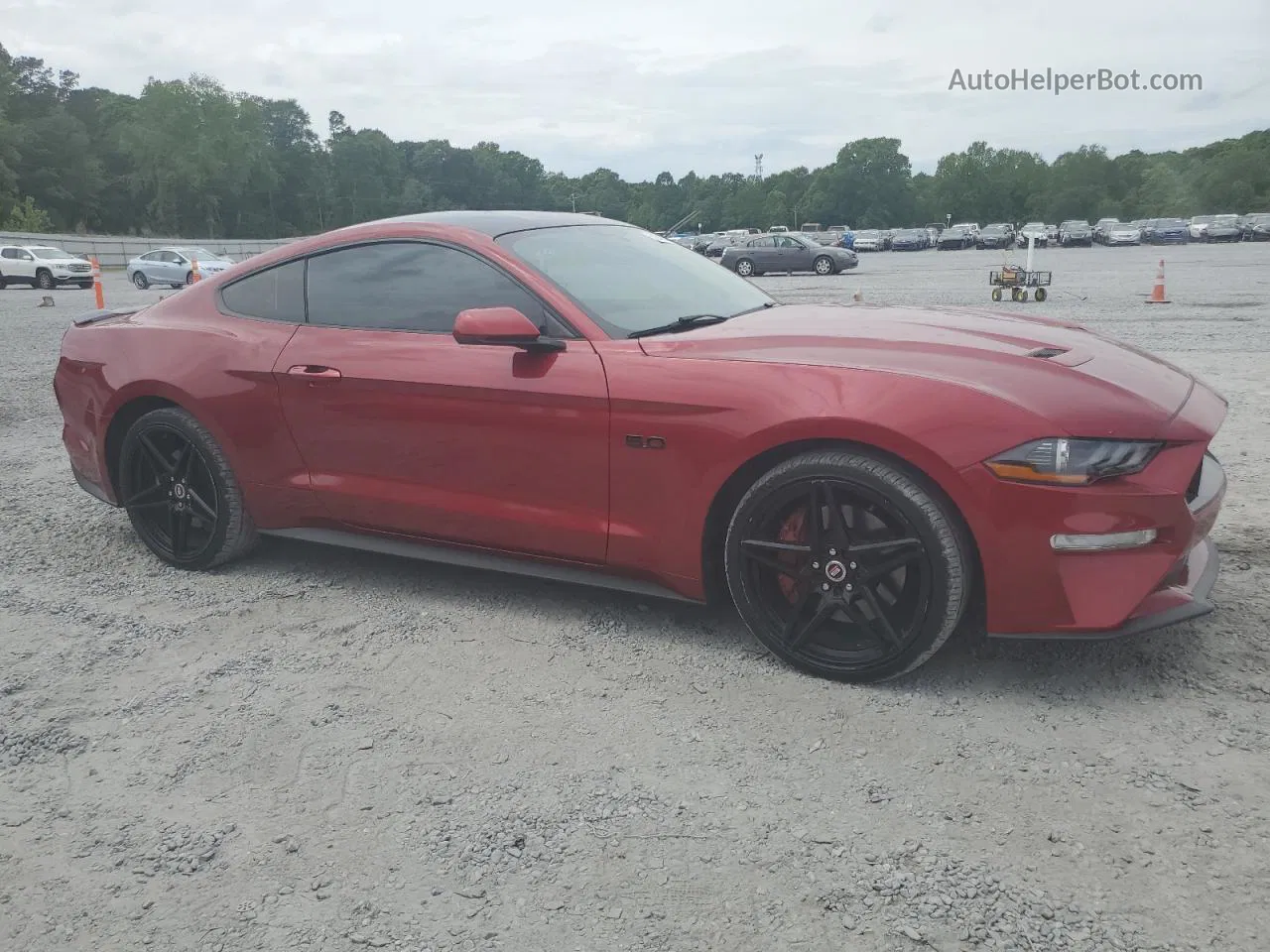 2020 Ford Mustang Gt Red vin: 1FA6P8CF8L5123806