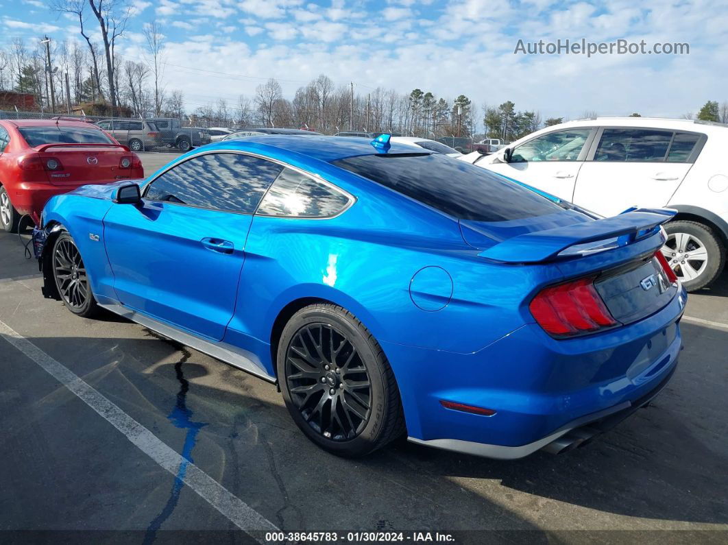 2020 Ford Mustang Gt Premium Fastback Blue vin: 1FA6P8CF8L5150259