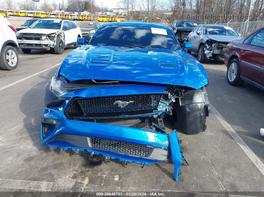 2020 Ford Mustang Gt Premium Fastback Blue vin: 1FA6P8CF8L5150259