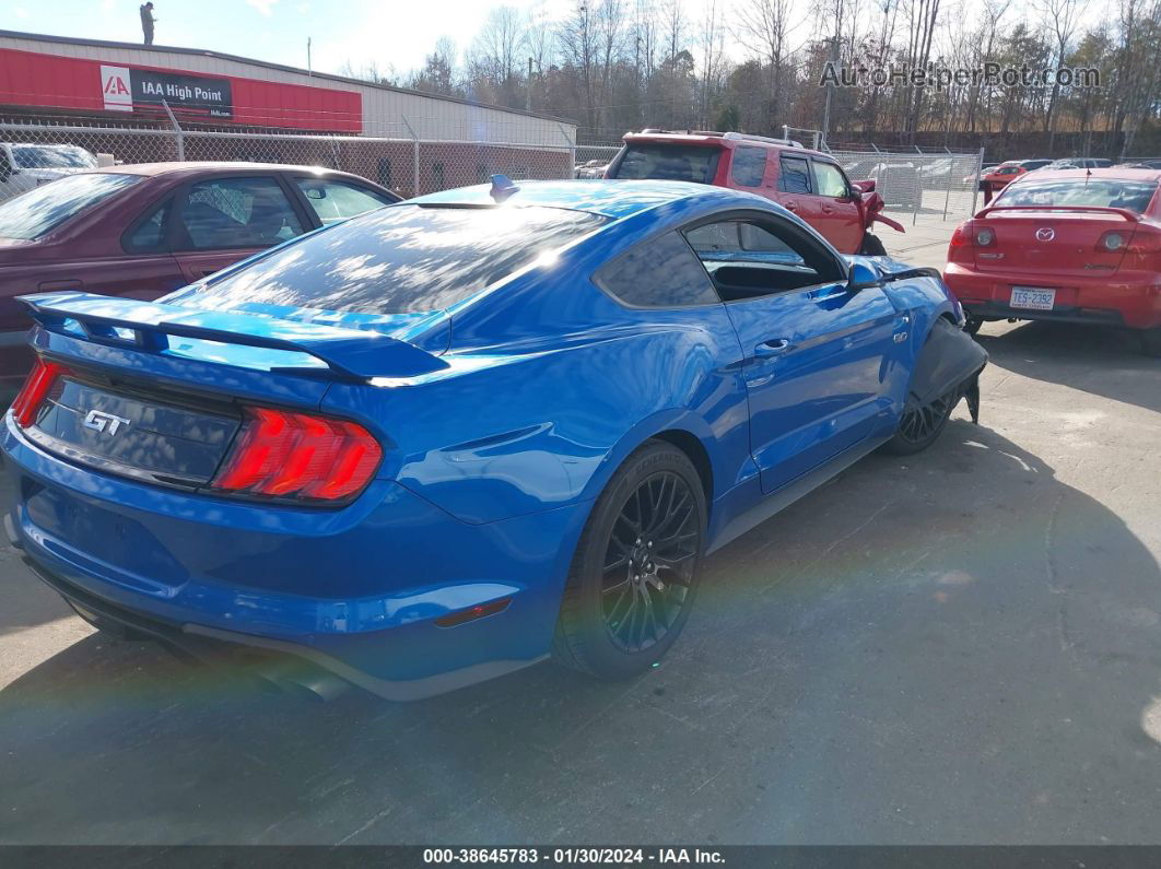 2020 Ford Mustang Gt Premium Fastback Blue vin: 1FA6P8CF8L5150259