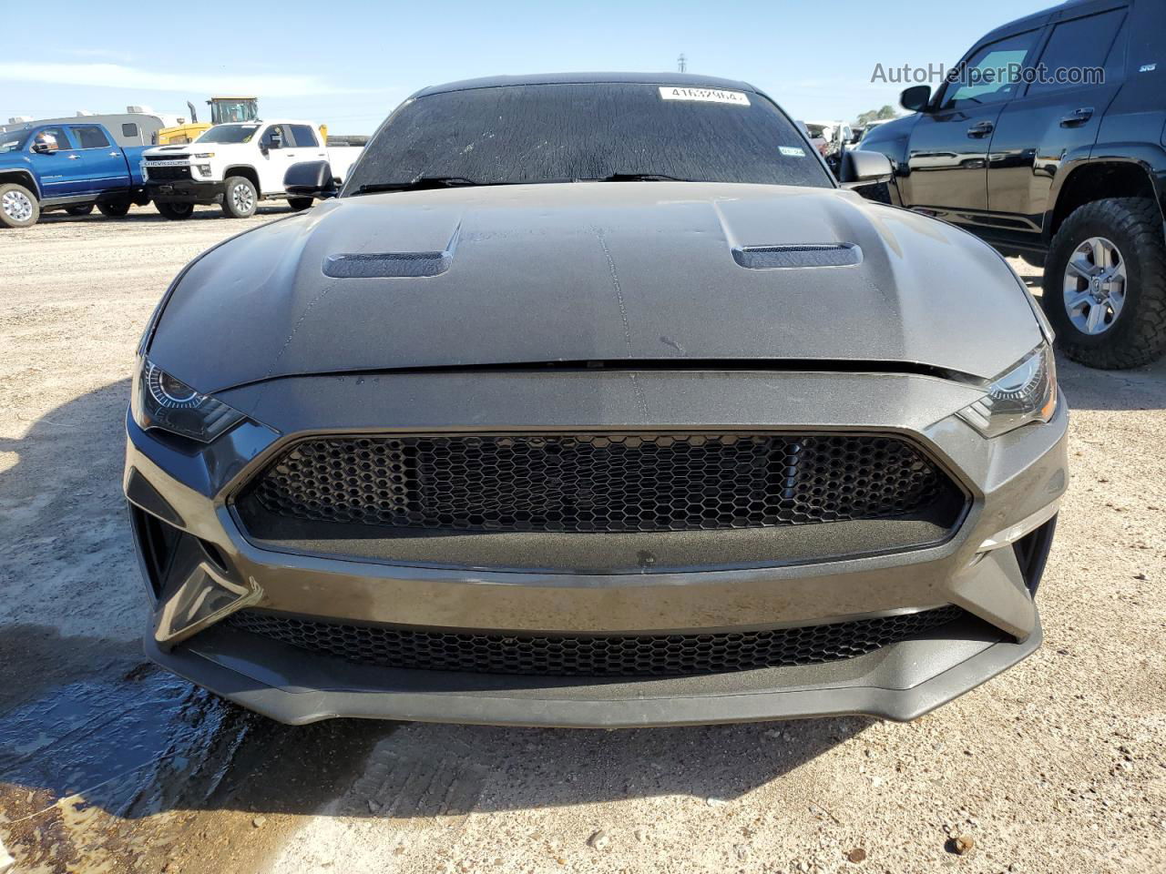 2020 Ford Mustang Gt Gray vin: 1FA6P8CF8L5157924