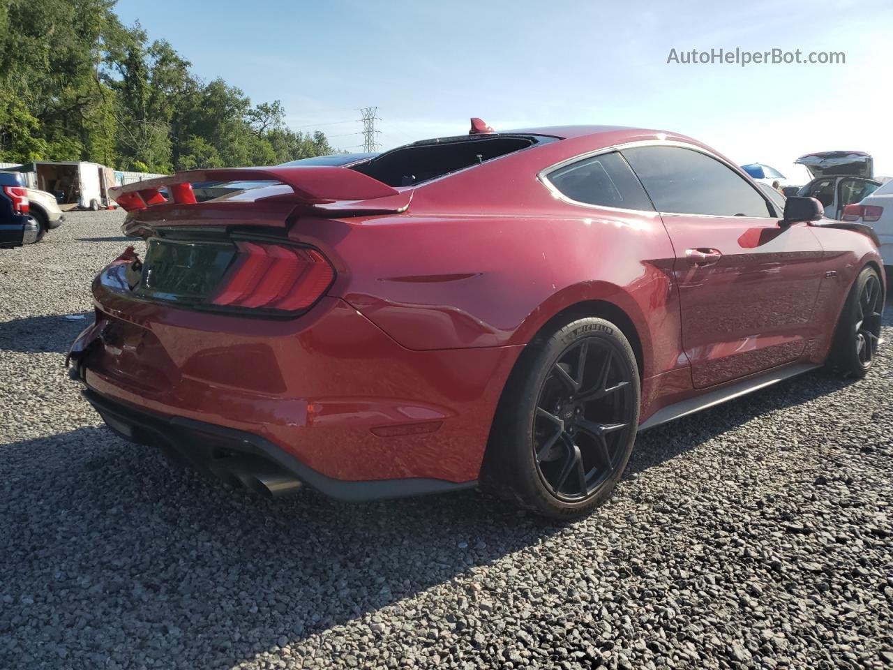 2020 Ford Mustang Gt Red vin: 1FA6P8CF8L5172441
