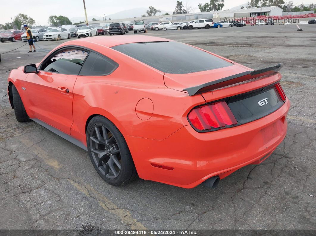 2015 Ford Mustang Gt Orange vin: 1FA6P8CF9F5334615