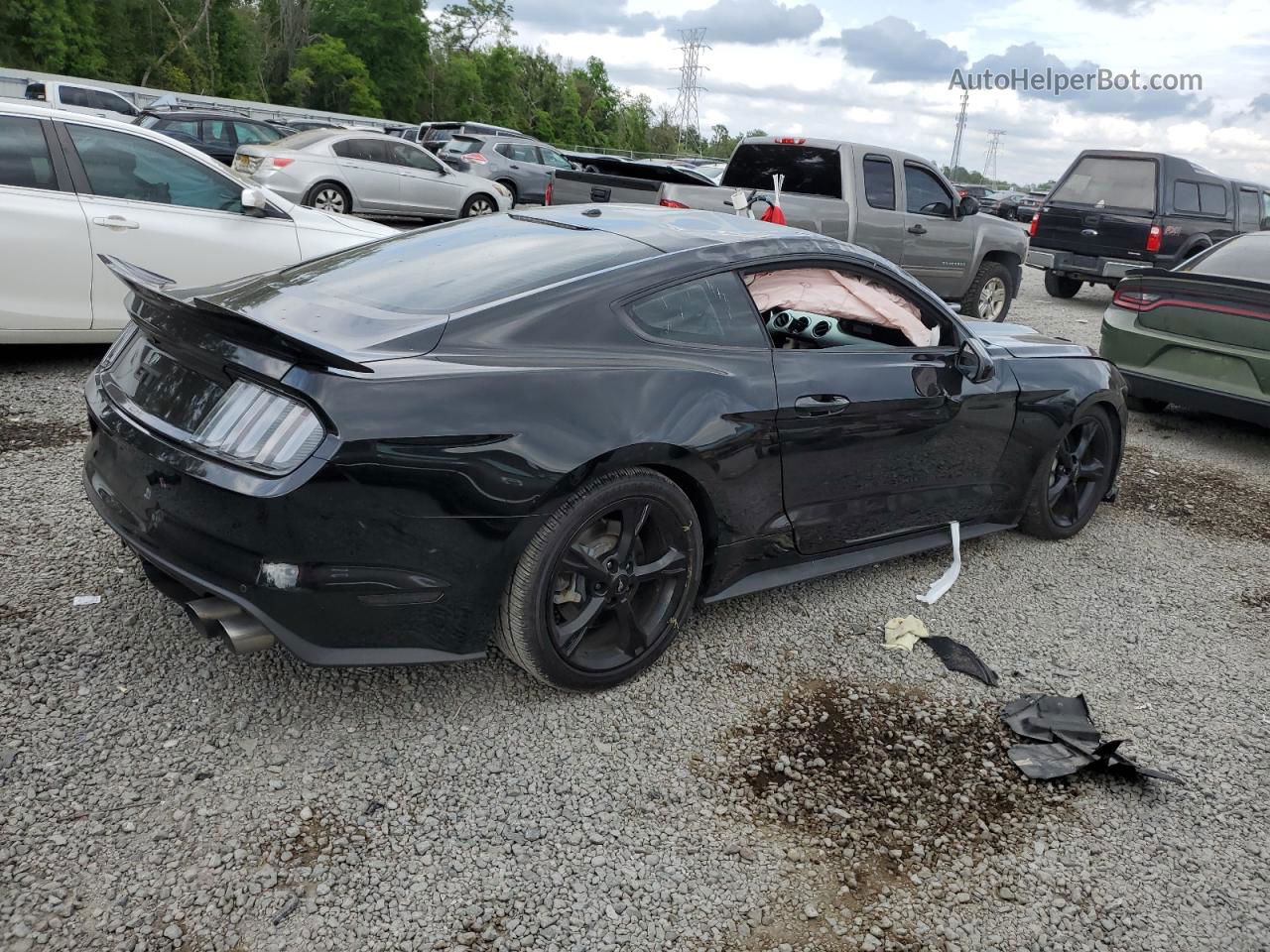 2015 Ford Mustang Gt Черный vin: 1FA6P8CF9F5392479