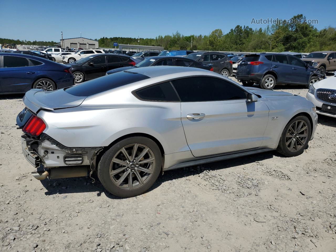 2015 Ford Mustang Gt Silver vin: 1FA6P8CF9F5417199