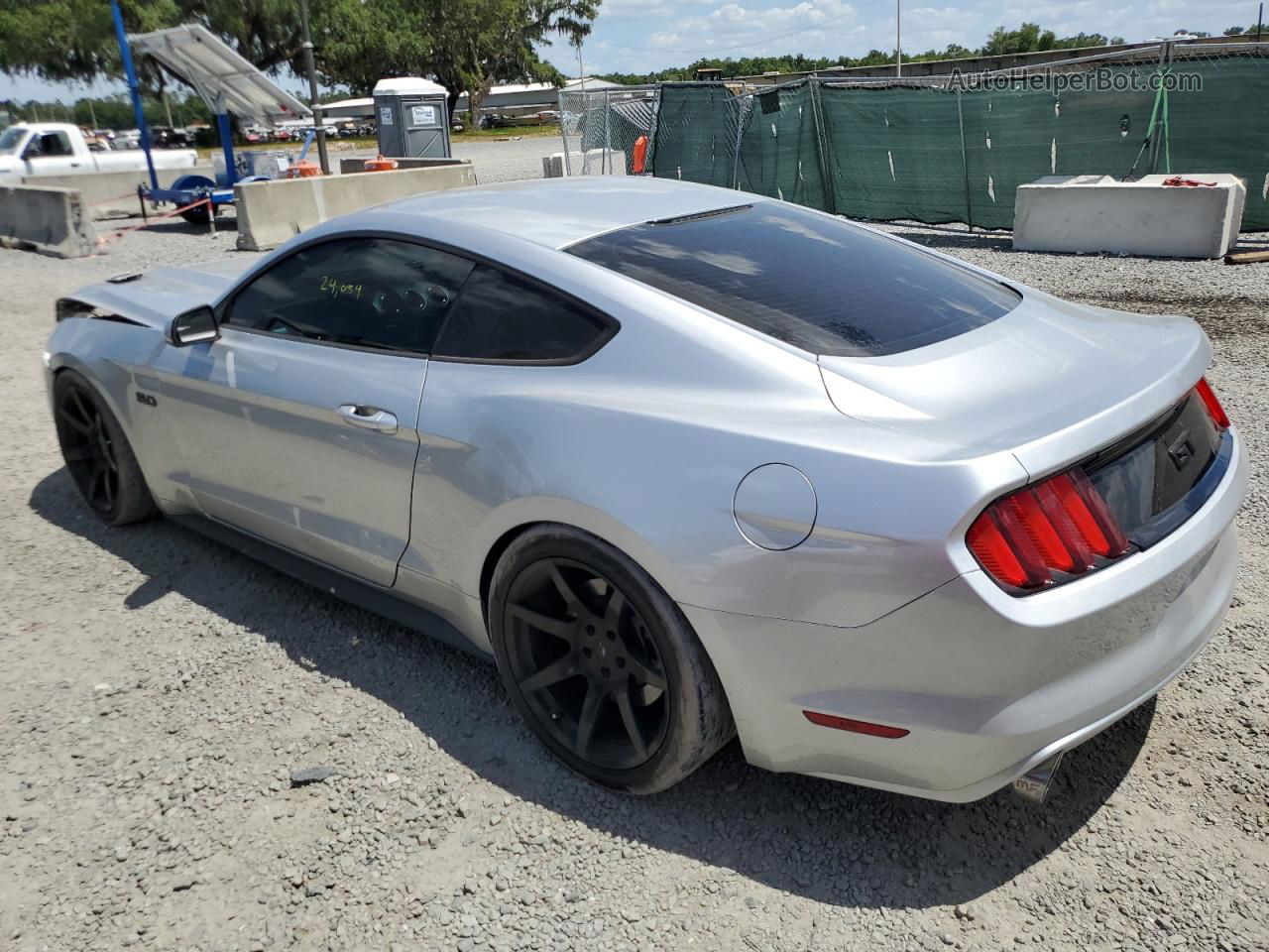 2016 Ford Mustang Gt Серебряный vin: 1FA6P8CF9G5228599