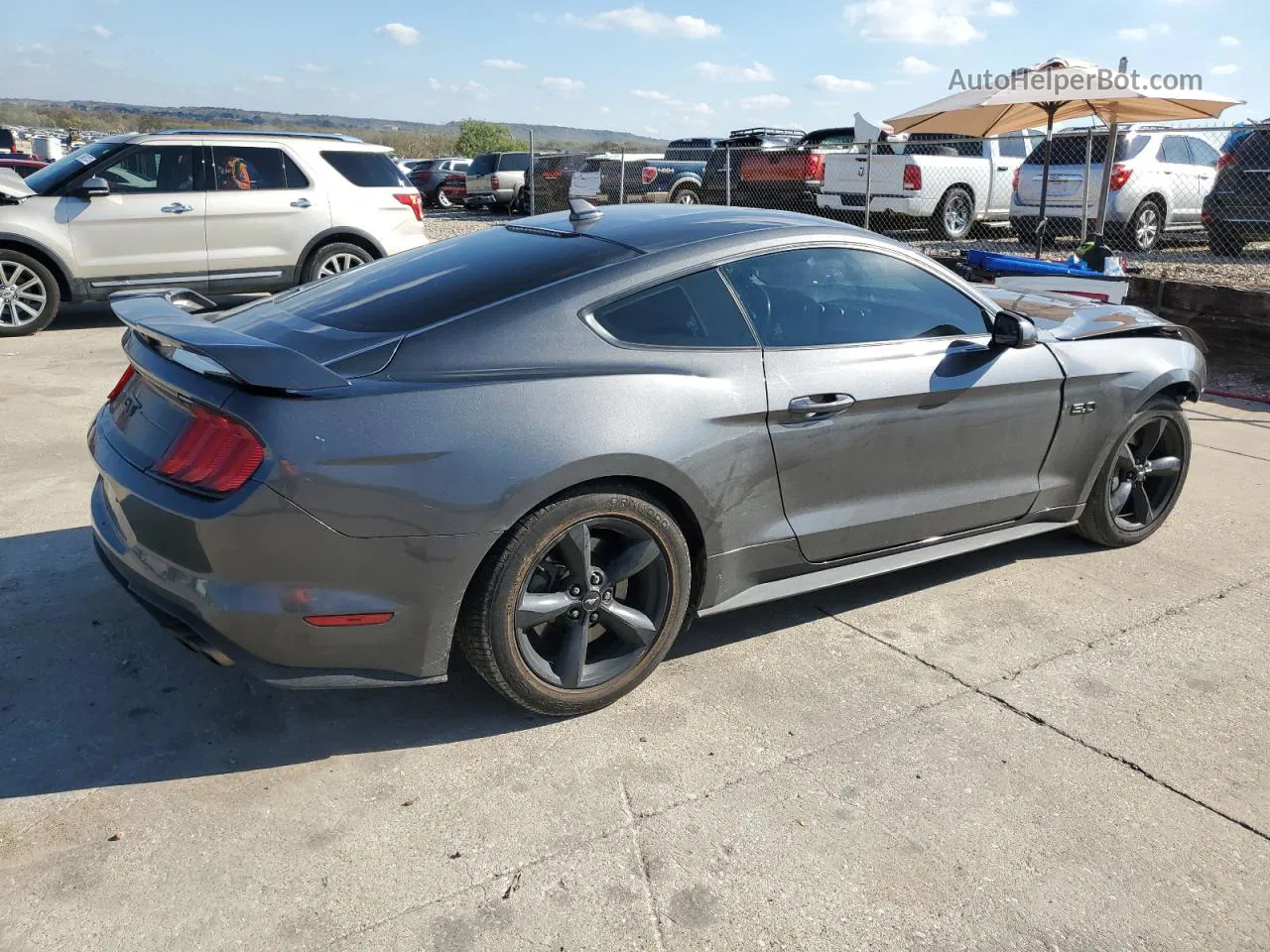 2020 Ford Mustang Gt Серебряный vin: 1FA6P8CF9L5178930