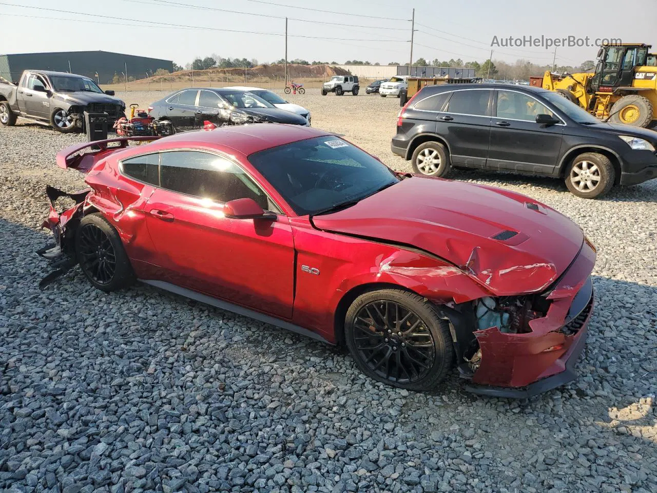 2020 Ford Mustang Gt Red vin: 1FA6P8CF9L5182167