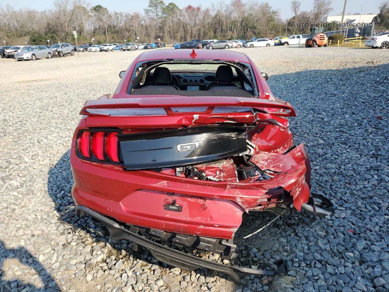 2020 Ford Mustang Gt Red vin: 1FA6P8CF9L5182167