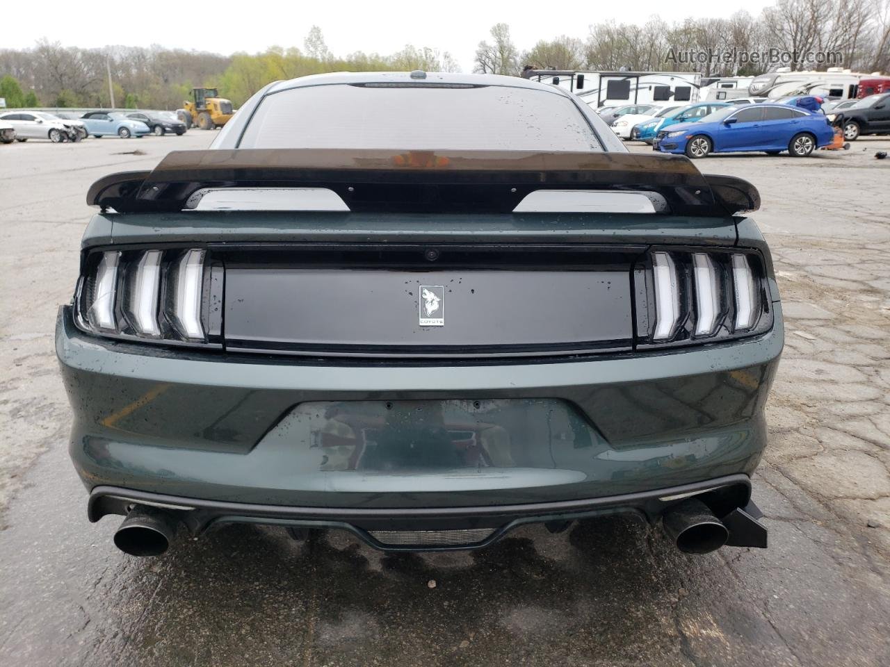 2015 Ford Mustang Gt Green vin: 1FA6P8CFXF5313773