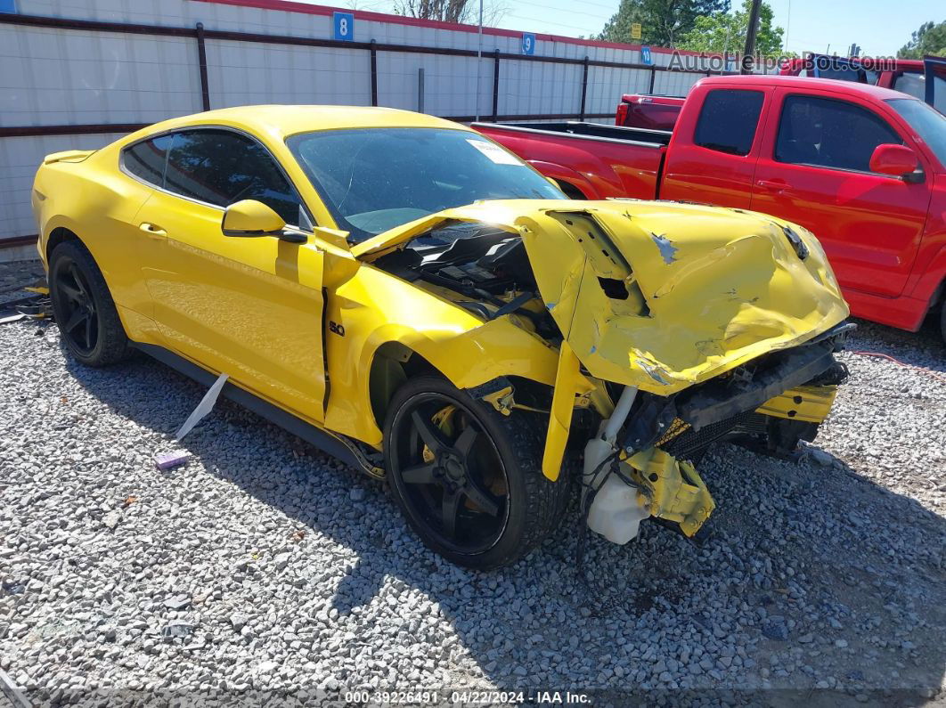 2015 Ford Mustang Gt Premium Желтый vin: 1FA6P8CFXF5314244