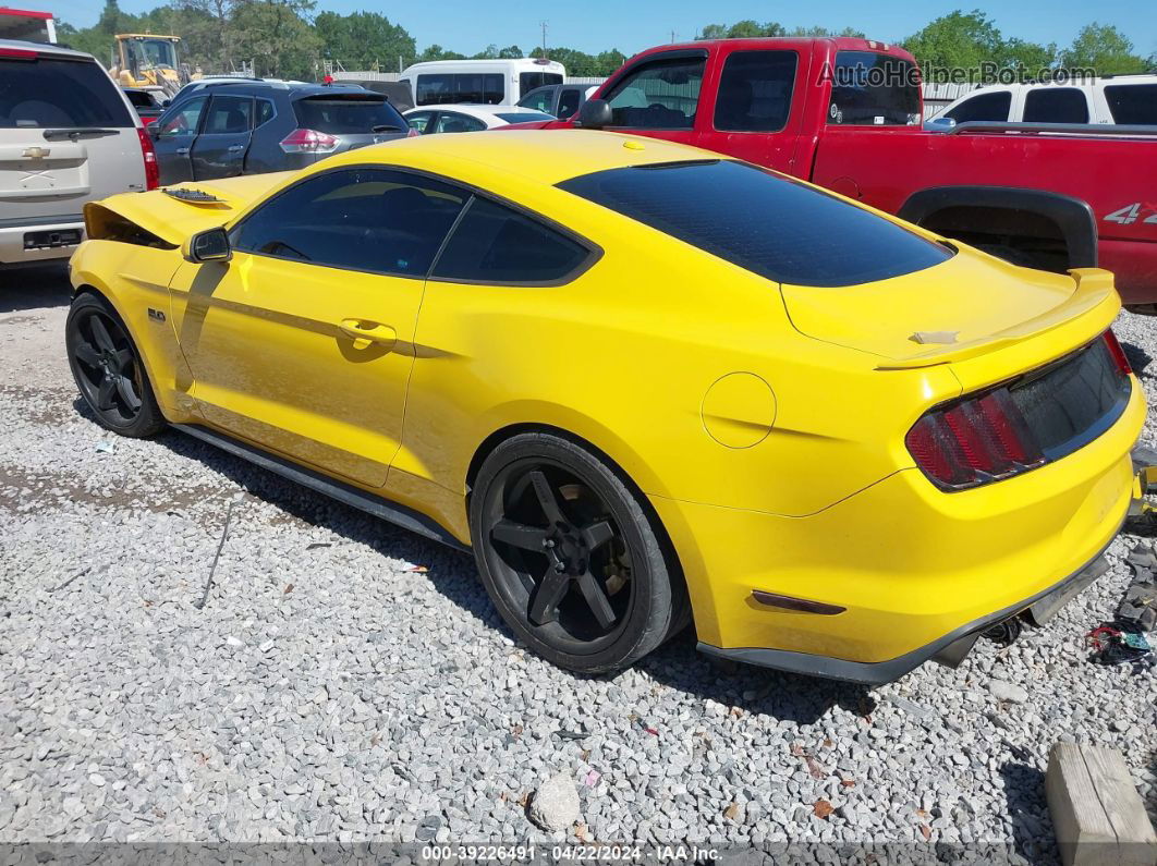 2015 Ford Mustang Gt Premium Желтый vin: 1FA6P8CFXF5314244