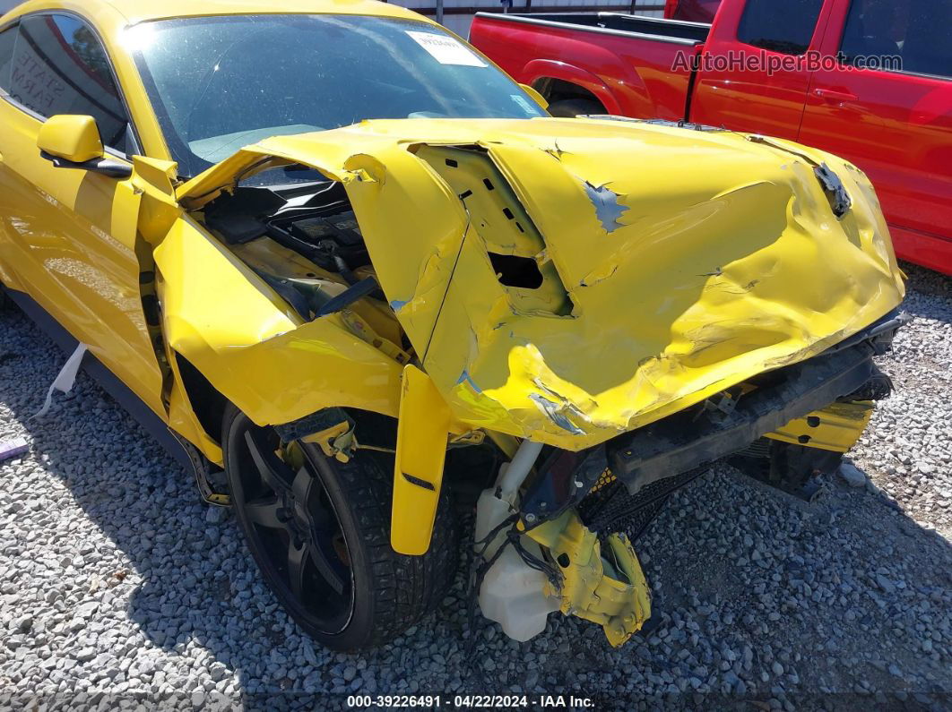 2015 Ford Mustang Gt Premium Yellow vin: 1FA6P8CFXF5314244