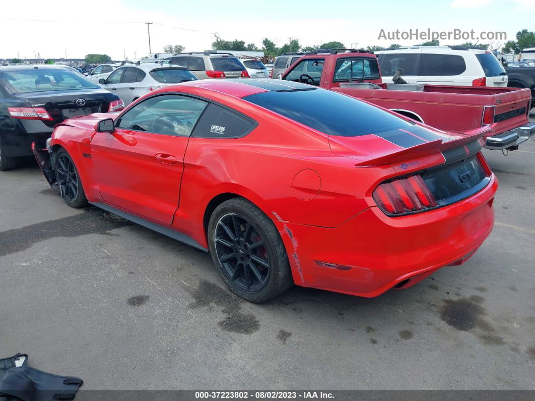 2016 Ford Mustang Gt Red vin: 1FA6P8CFXG5282249