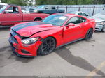 2016 Ford Mustang Gt Red vin: 1FA6P8CFXG5282249