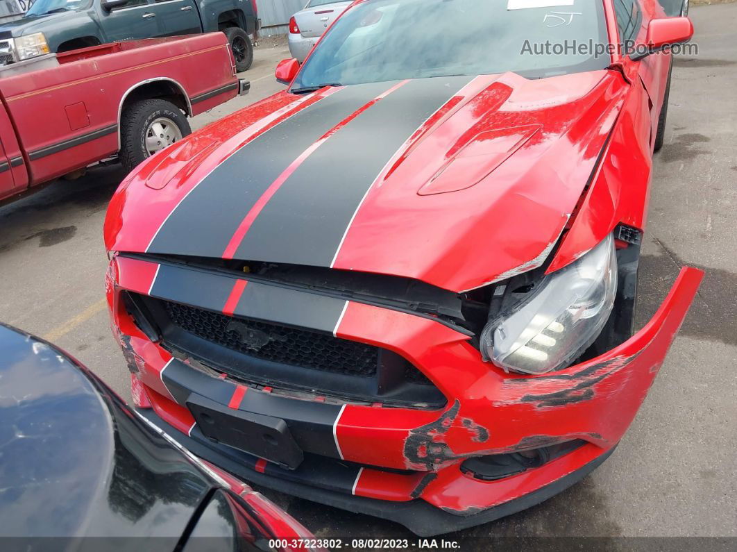 2016 Ford Mustang Gt Red vin: 1FA6P8CFXG5282249