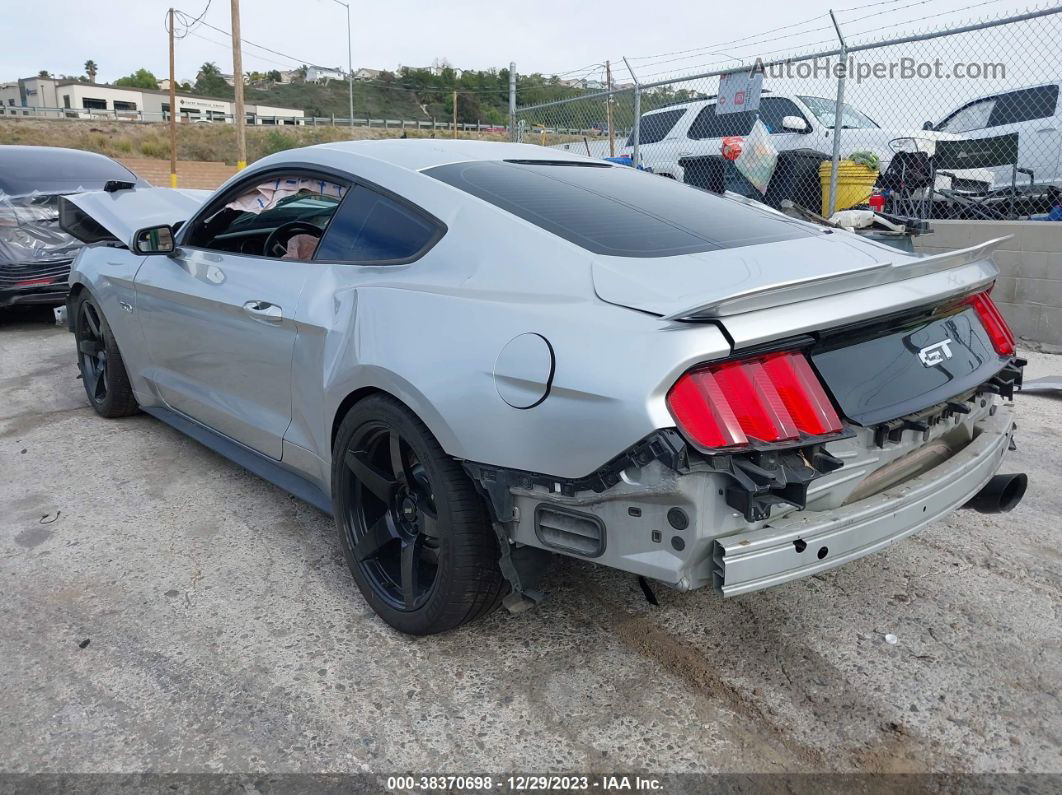 2016 Ford Mustang Gt Silver vin: 1FA6P8CFXG5336875